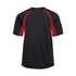 Badger Sport Hook Tee, Sizes 2XL-4XL (414400-024708), Color 'Black/Red'